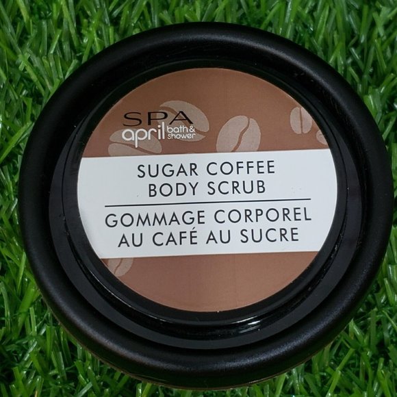 APRIL SPA BATH & SHOWER SUGAR COFFEE BODY SCRUB - 1.7 oz - SMELLS SO GOOD - Picture 1 of 4